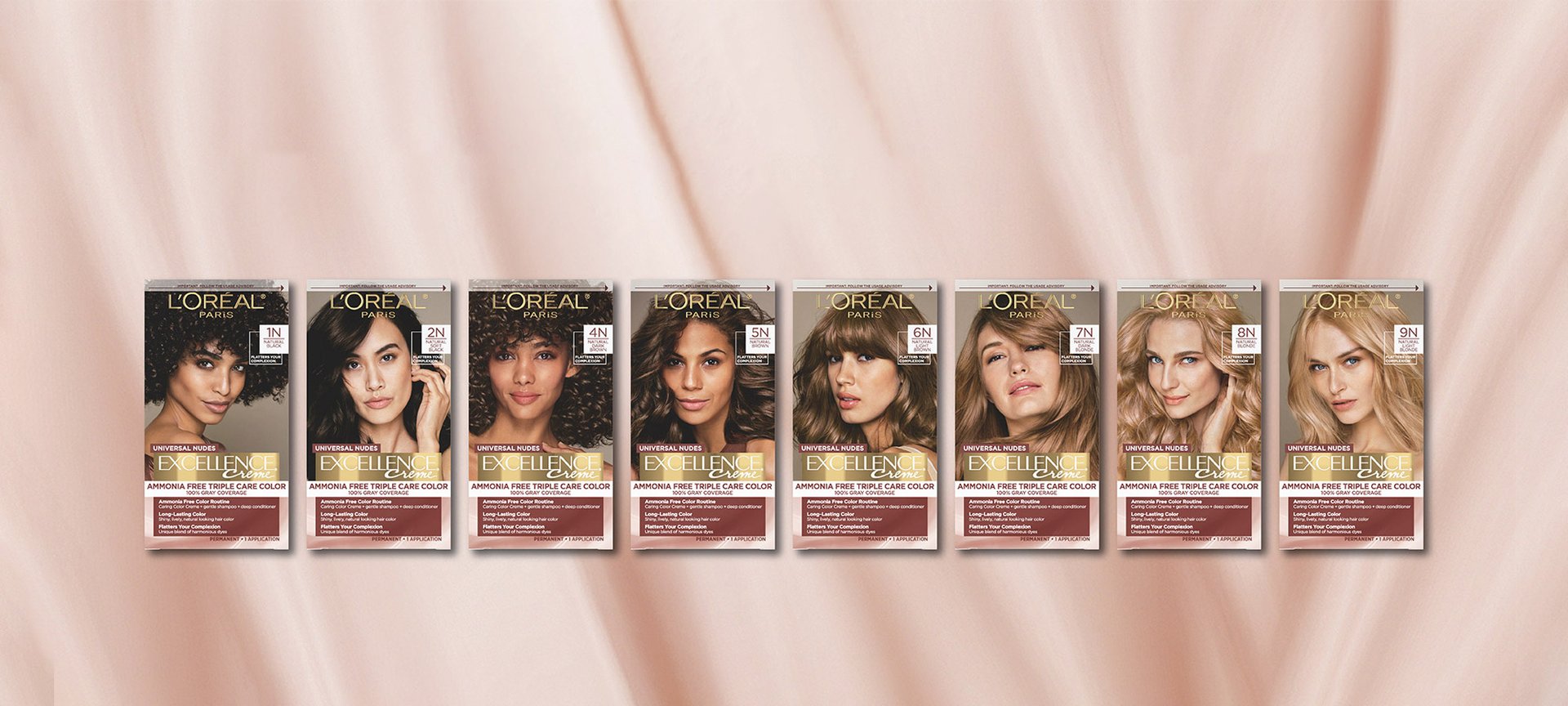 LOreal Haircolor Excellence Nude LOP Banner 01 V2