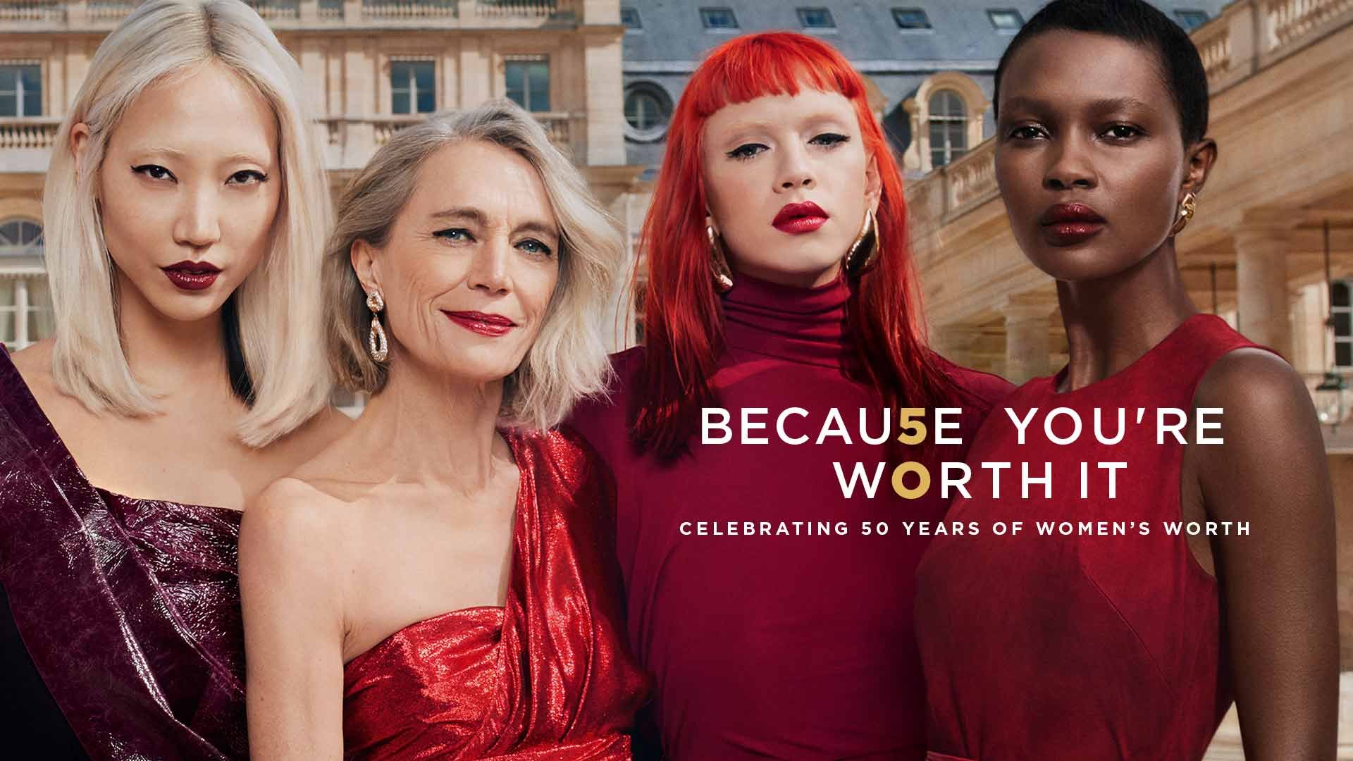 Celebrating 50 Years Of ‘Because You’re Worth It’ Slogan L