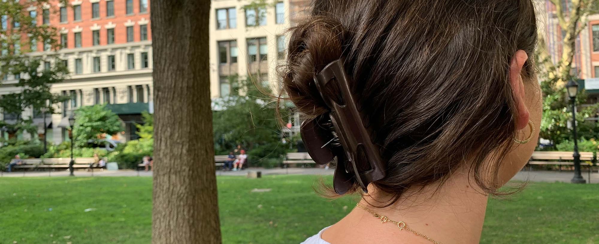 Styling Hair With A Claw Clip