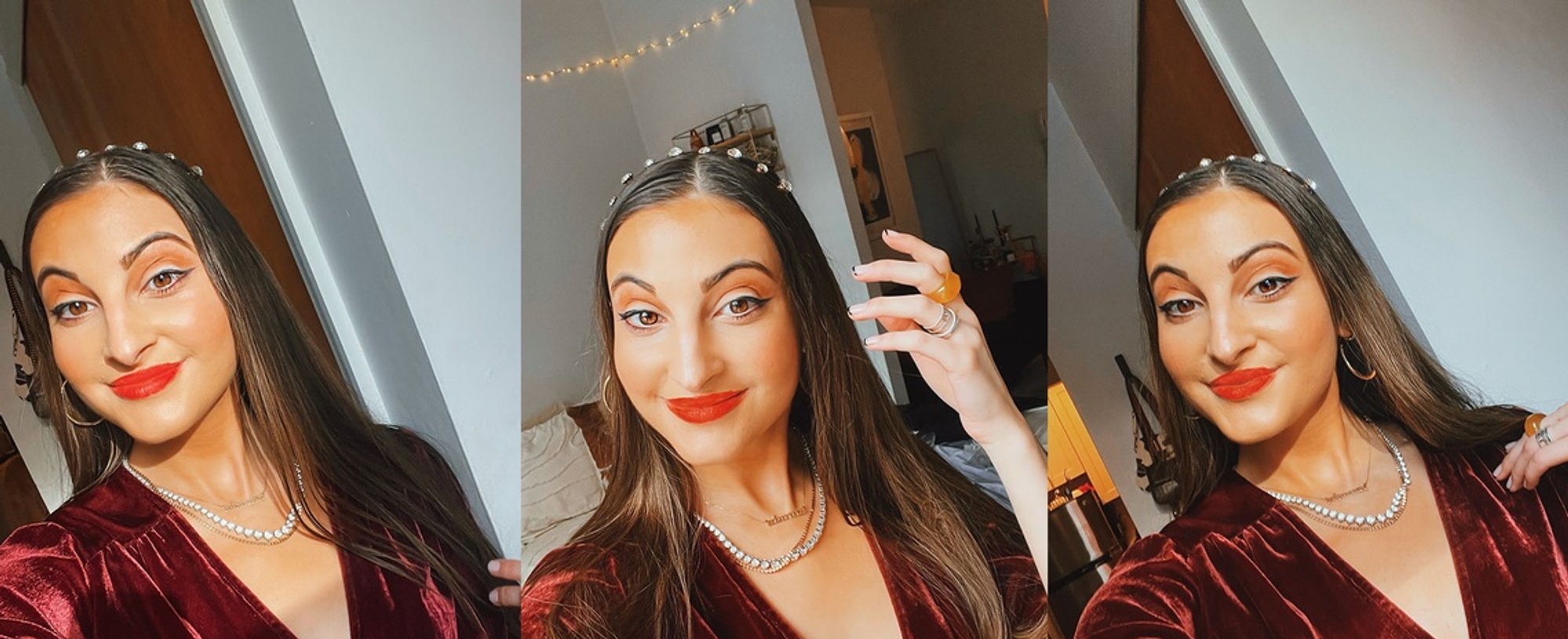 Makeup For Red Dress