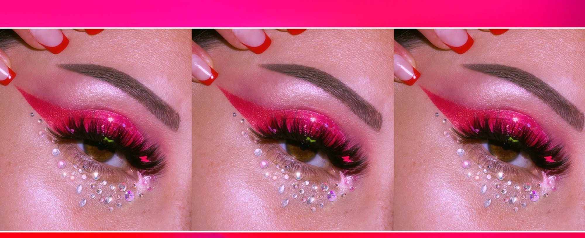 Embellished Under Eye Makeup Looks