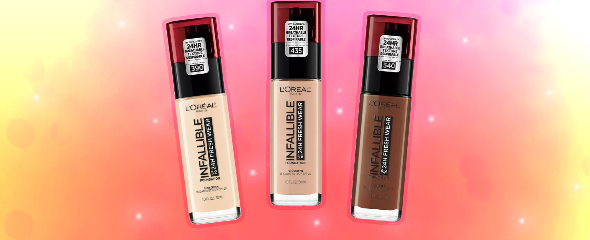 Fresh Wear Foundation Swatches