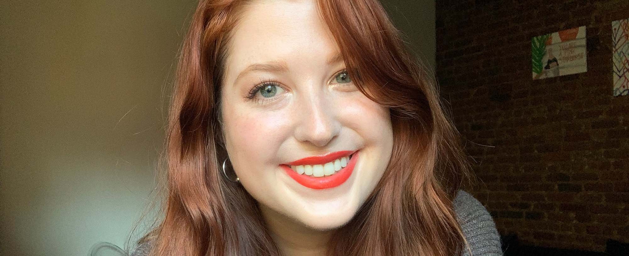 Person With Long Red Hair