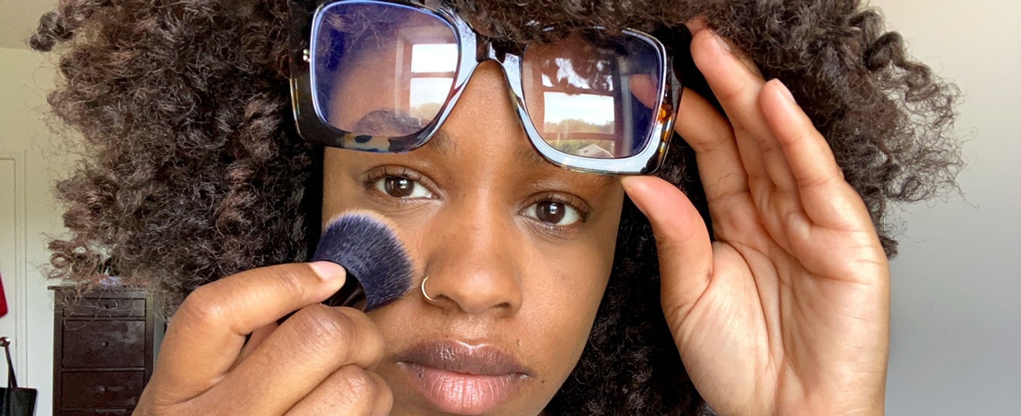 How To Wear Foundation Under Glasses