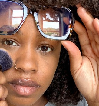 How To Wear Foundation Under Glasses