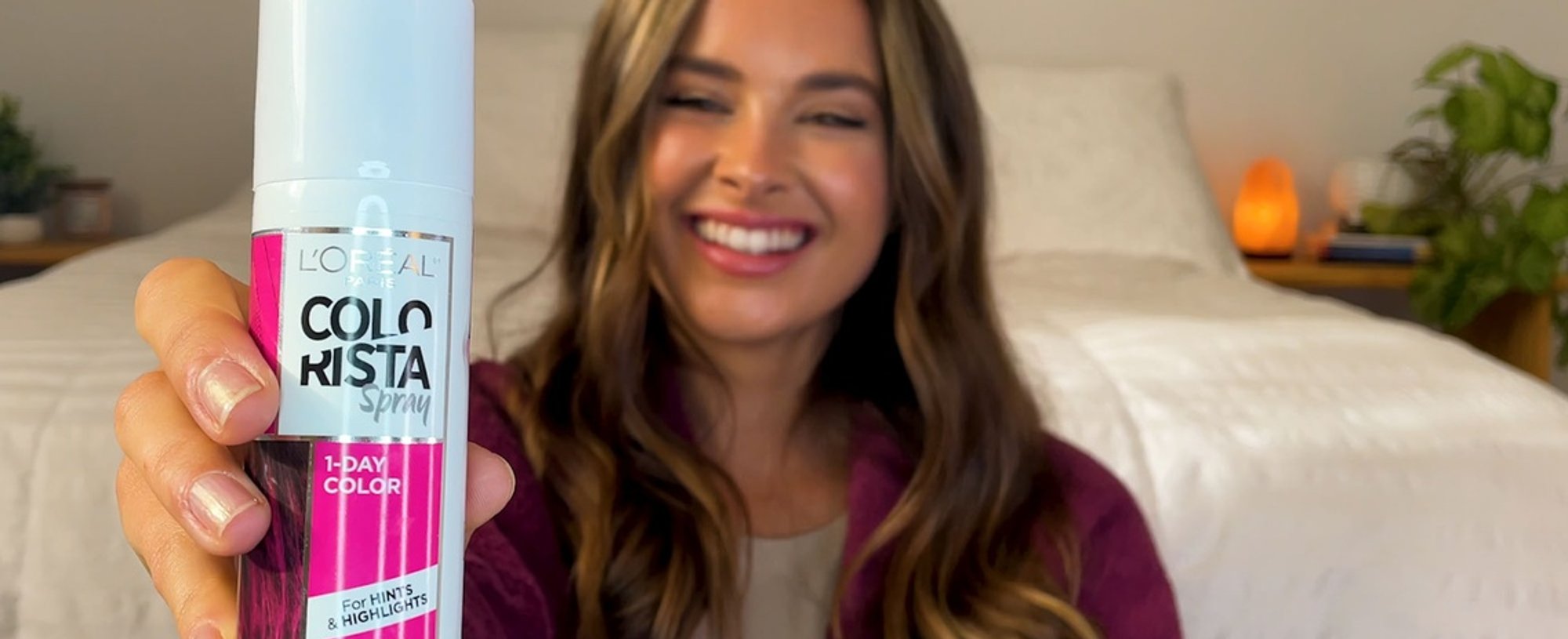 At Home Highlights With Temporary Spray