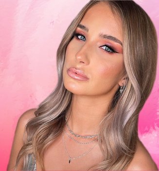 Rosy Glam Prom Makeup