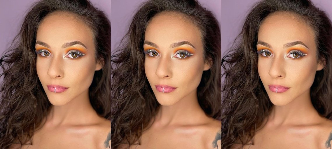 Crystal Cat Eye Makeup Look