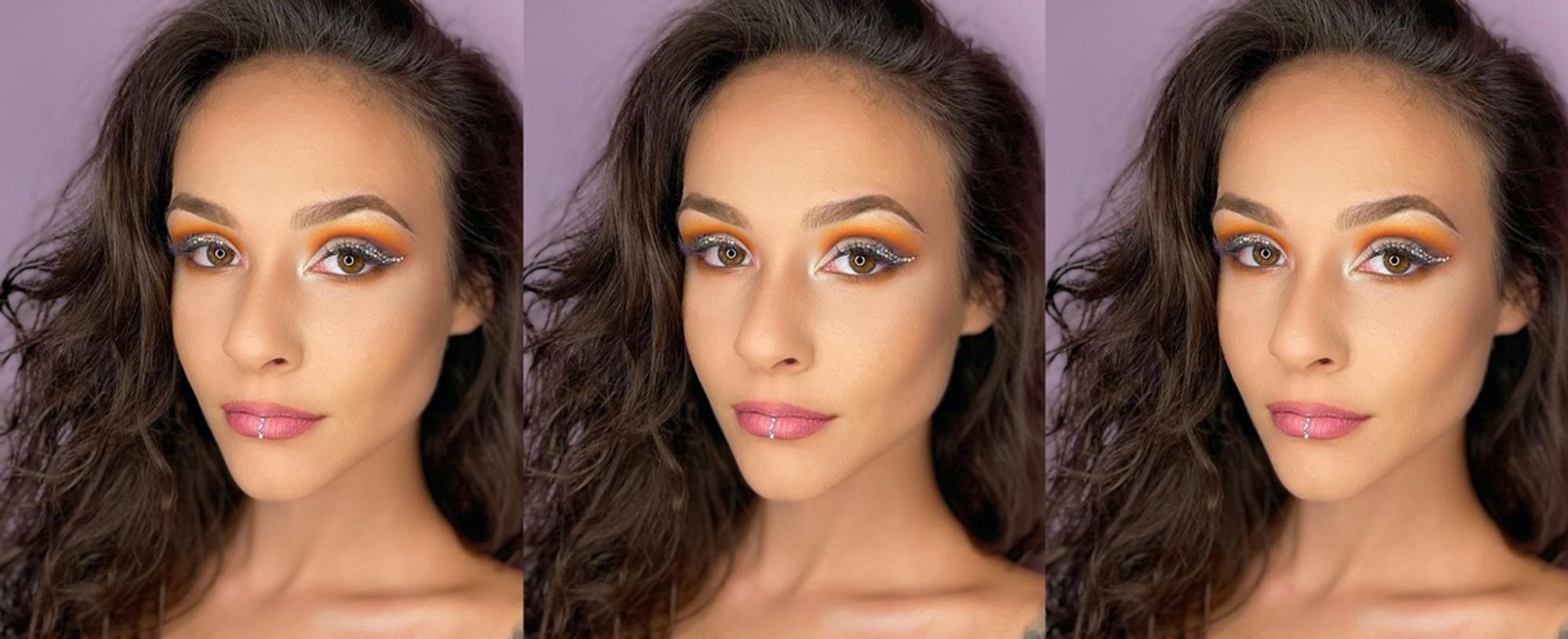 Crystal Cat Eye Makeup Look