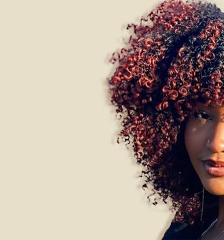 Ideas para el color del cabello rizado