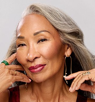 Banner Blending Gray Hair With Highlights And Lowlights Mobile