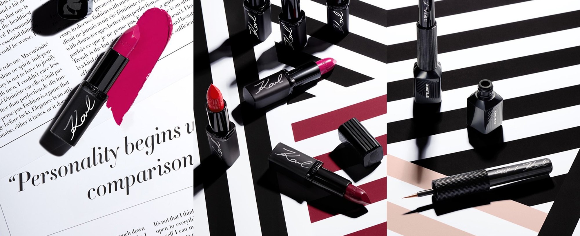 Loreal Paris Article Revealing the Loreal x Karl Lagerfeld Makeup Collab D
