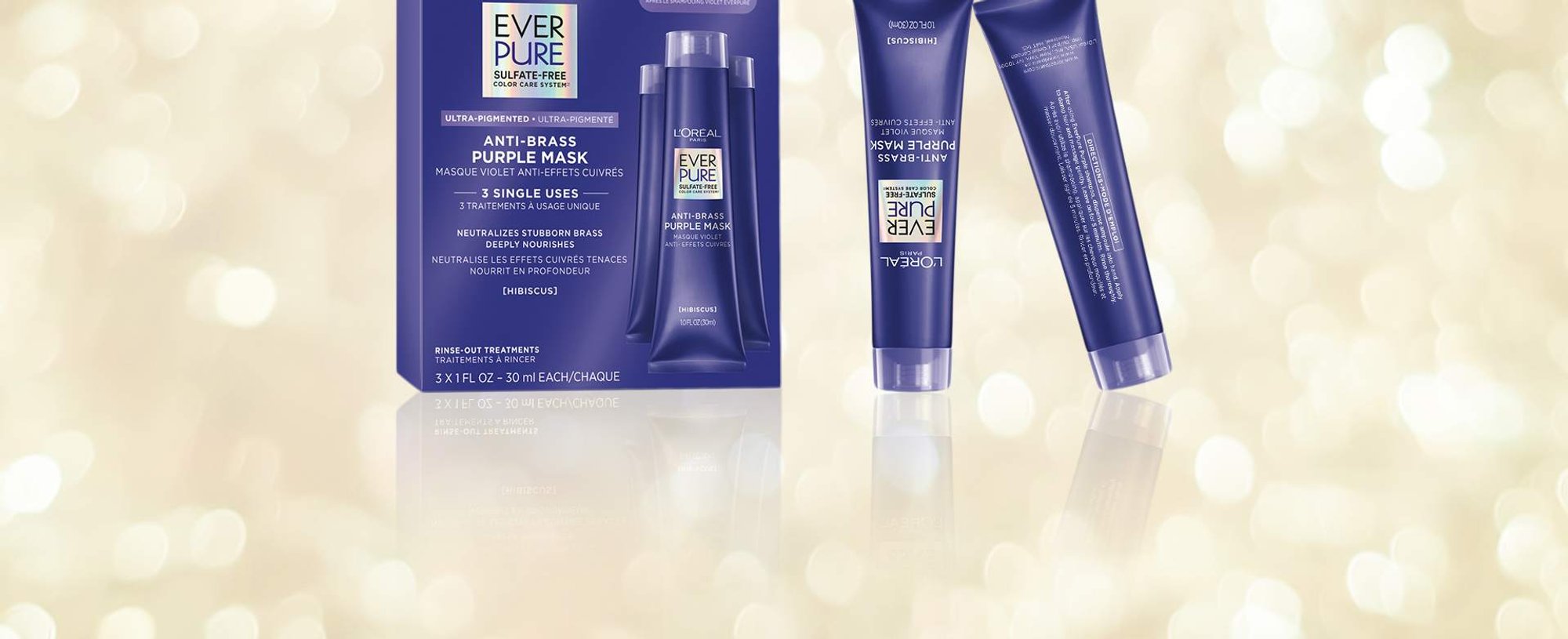 Loreal Paris Article How To Use A Purple Hair Mask To Tone Brassiness D