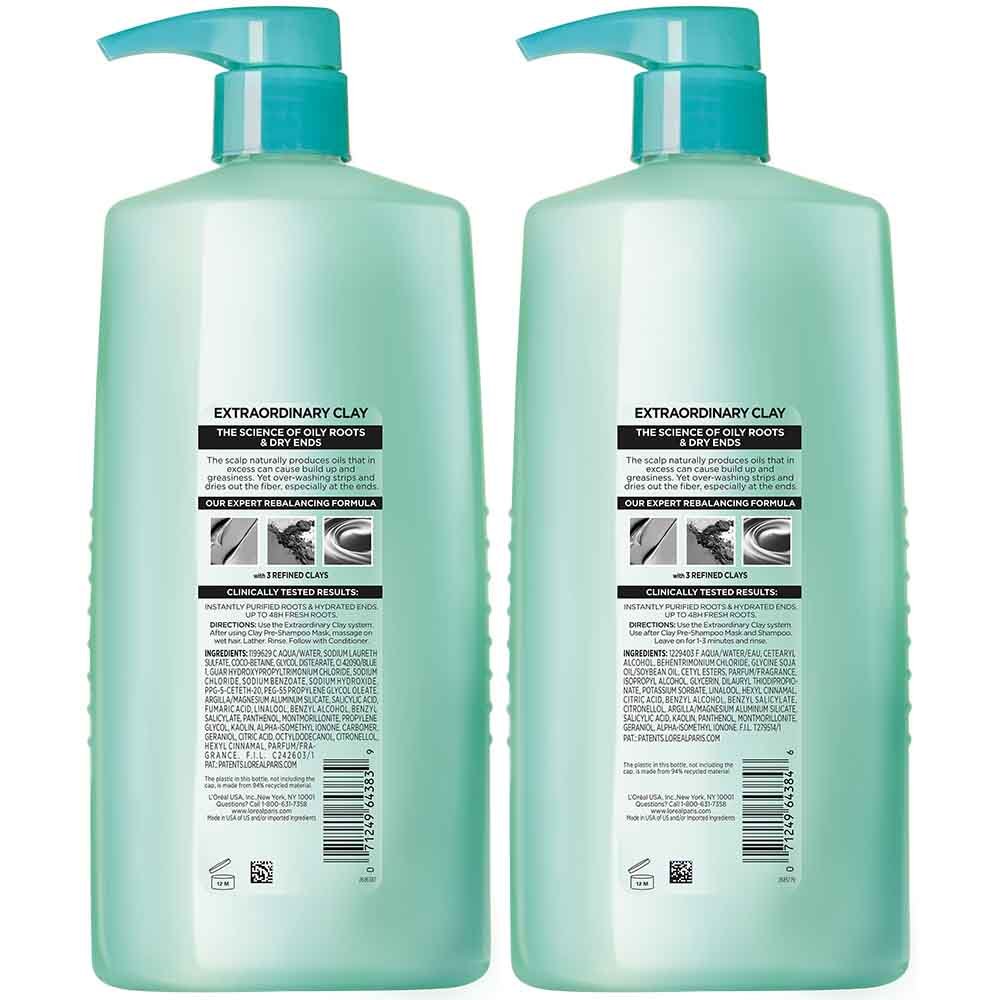 Kit Elvive Extraordinary Clay Rebalancing Shampoo and Rebalancing Conditioner Set L'Oréal Paris