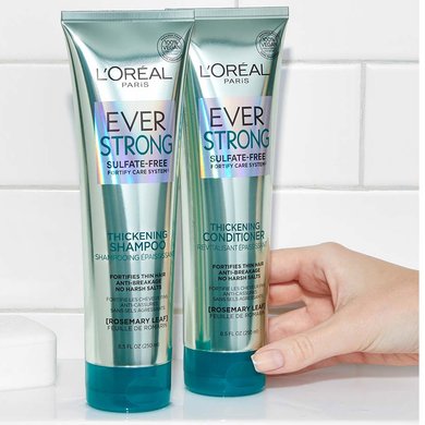 LOreal Haircare EverStrong Thickening Shampoo Testimonials Banner