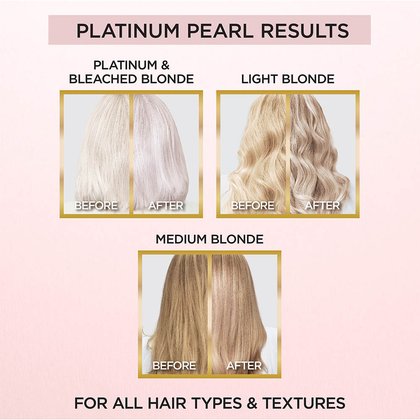 LOreal Haircolor Le Color Gloss Platinum Pearl Applied 071249642283 AV49