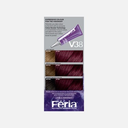 LOP PDP Feria Permanent Hair Color Tile03 V38VioletNoir